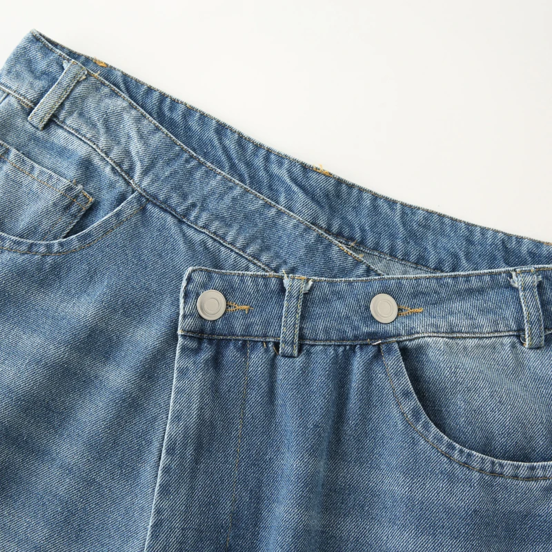 Jean droit bleu ciel – Taille haute & allure décontractée – Image 5