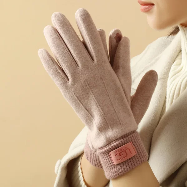 Gants d’hiver beige – Image 12