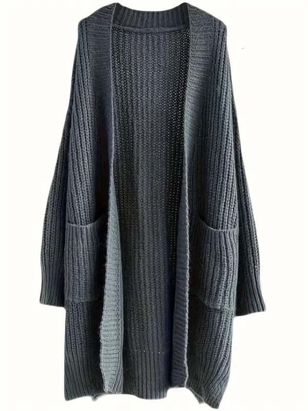 Cardigan long côtelé – Image 3