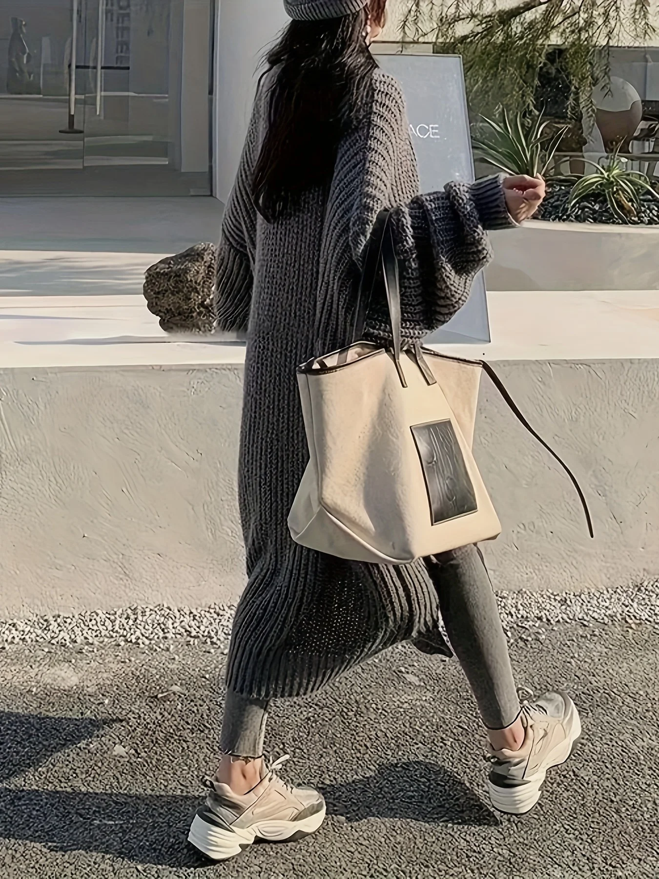 Cardigan long côtelé – Image 4