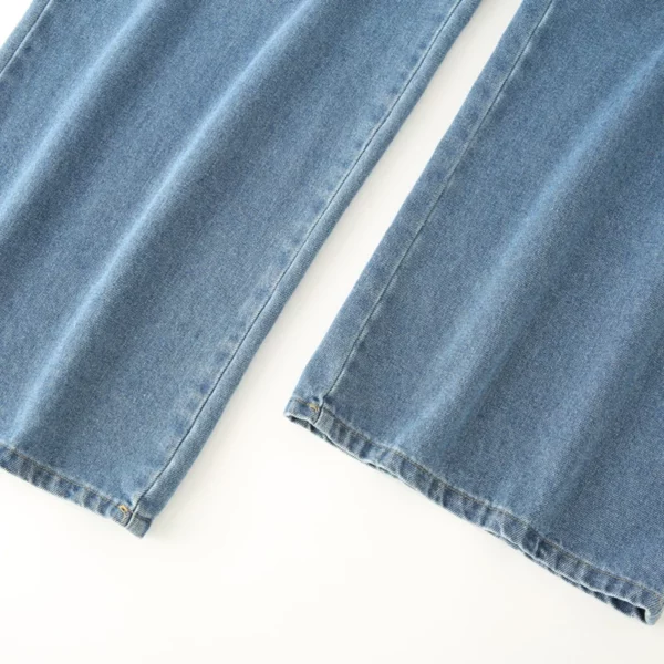 Jean droit bleu ciel – Taille haute & allure décontractée – Image 6