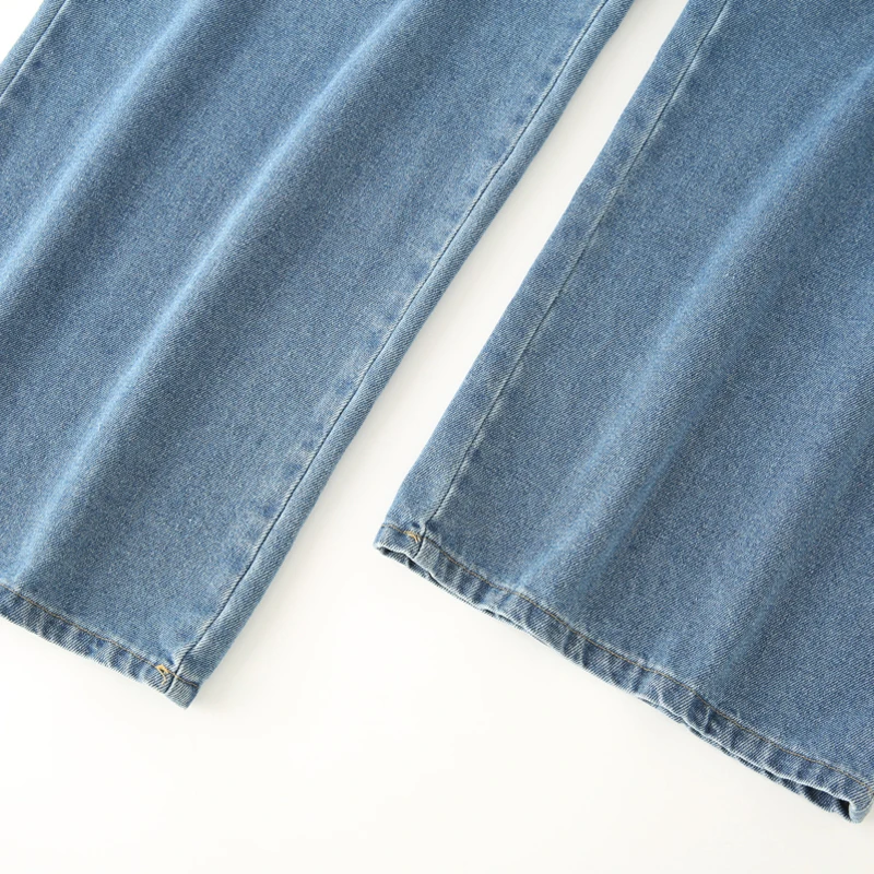 Jean droit bleu ciel – Taille haute & allure décontractée – Image 6